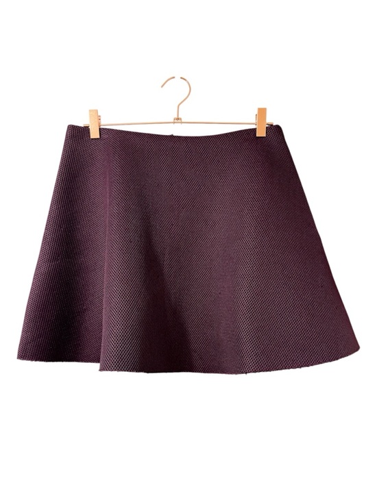 kate spade Dresses & Skirts - Saturday Kate Spade Plum Scuba Mesh Neoprene Circle Skater Skirt Size 8